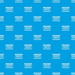Taximeter pattern seamless blue
