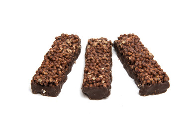 Chocolate bar isolated