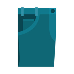 colorful silhouette of male pants folded