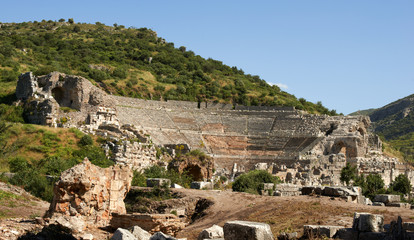 Fototapeta na wymiar Ephesus Amphitheatre, Turkey