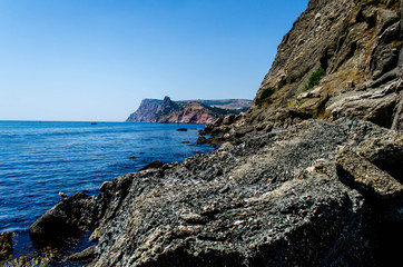 Mountains, the sea