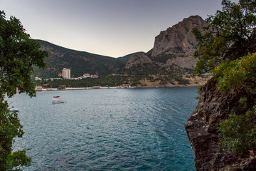 Mountains, the sea