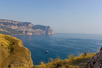 Mountains, the sea