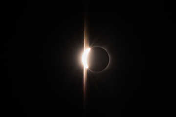 Solar Eclipse Diamond Ring