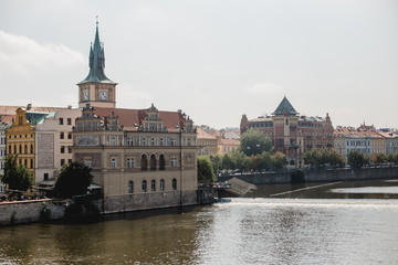 Obraz premium prague town czech republic bridge