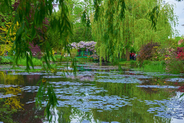 Claude Monet s gardens in Giverny, France - obrazy, fototapety, plakaty