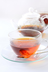 紅茶　白バック

