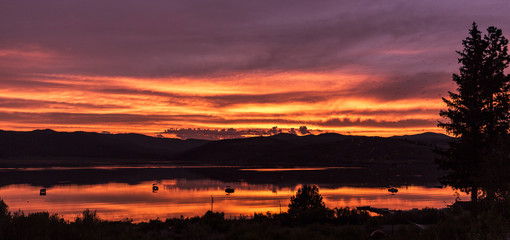 Panguitch Lake Sunset