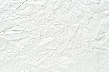 White crumpled paper texture