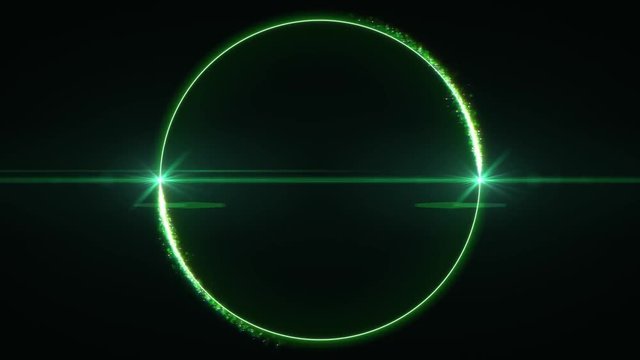 キラキラ リング 緑