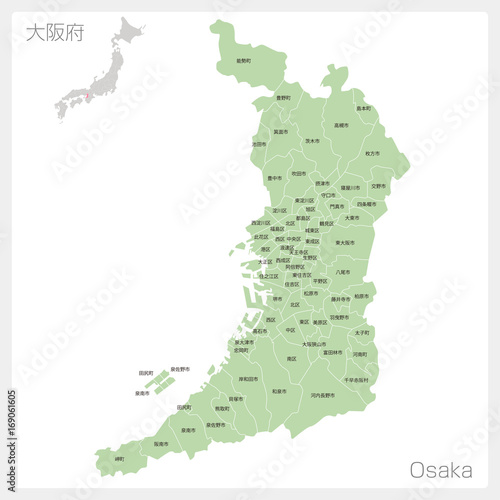 これまでで最高の大阪 府 地図 フリー かわいいディズニー画像