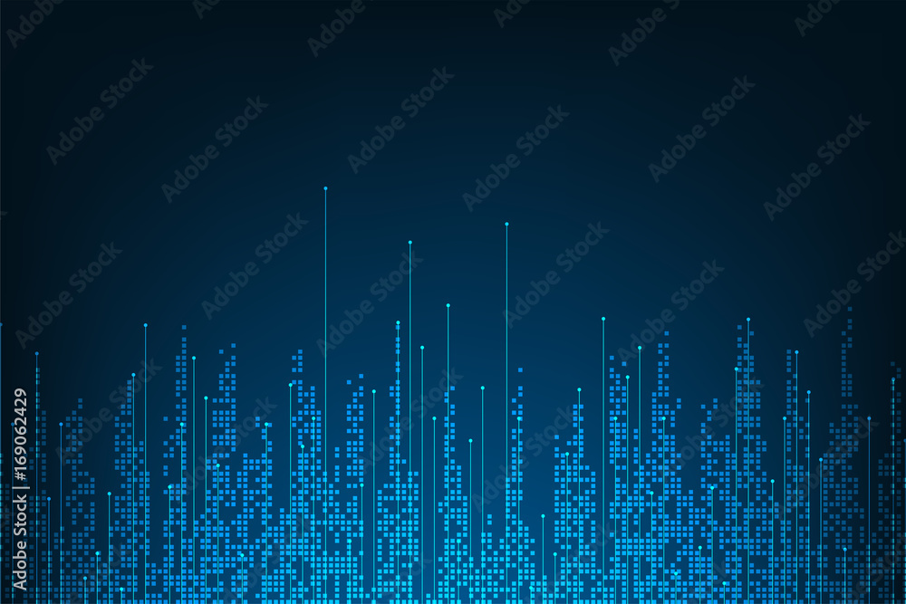 Aufkleber vector abstract background technology digital design.