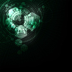 Vector abstract background technology concept.