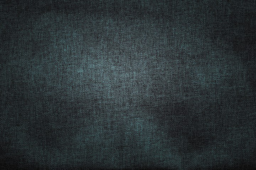 Black fabric texture  background.