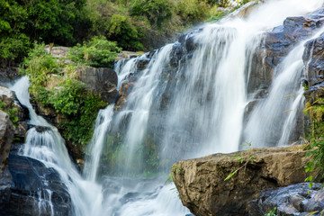 Fototapeta na wymiar beautiful waterfall in forest