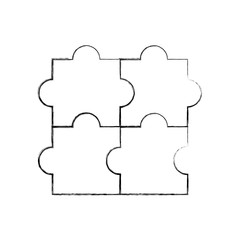 puzzle pieces isolated icon vector illustration design