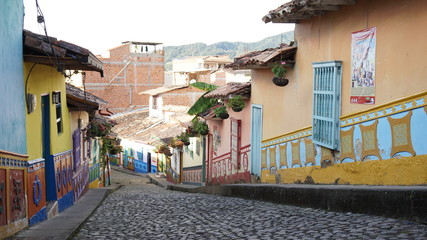 Fototapeta na wymiar Guatapé en Colombie