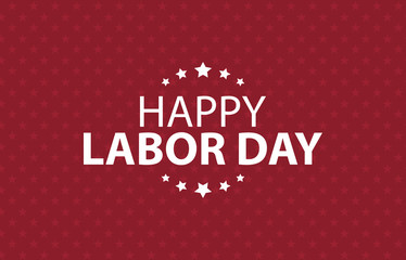 Happy Labor Day Poster Vector Illustration