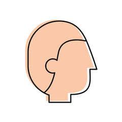 businessman profile avatar isolated icon vector illustration design