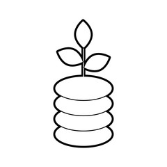 ecology plant isolated icon vector illustration design