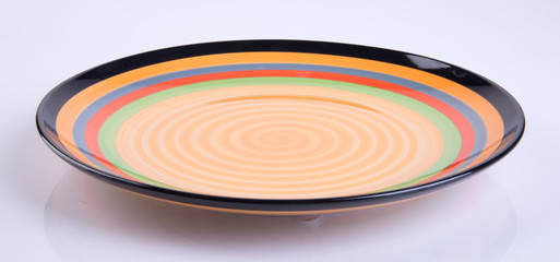 plate or ceramic tableware on the background.