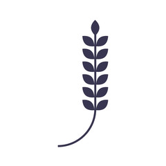wreath leaf isolated icon vector illustration design
