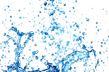 water Splash On white  Background