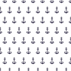 Fototapeta na wymiar anchor maritime pattern background vector illustration design