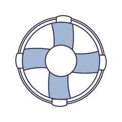 float lifeguard isolated icon vector illustration design