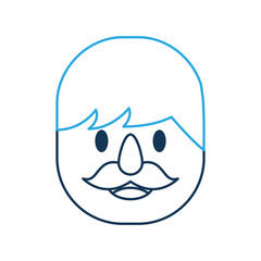 Fototapeta premium man avatar character icon vector illustration design