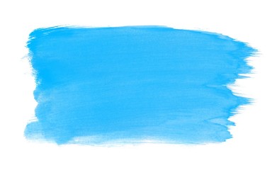 Blauer gemalter Hintergrund mit Wasserfarbe © kebox