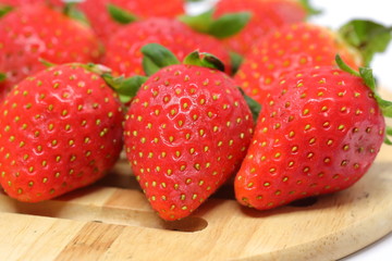 red strawberry fruit