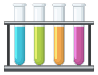 Testtubes with different chemical inside