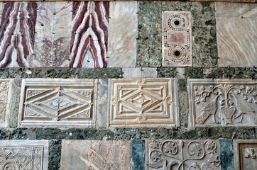 Mauerdetail in Venedig