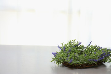 造花とコピースペース