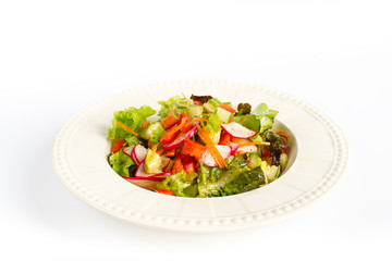 Fresh vegetable salad