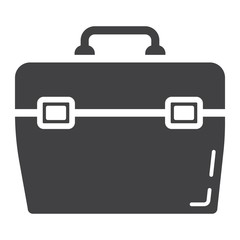 Toolbox glyph icon, build and repair, toolkit sign vector graphics, a solid pattern on a white background, eps 10.