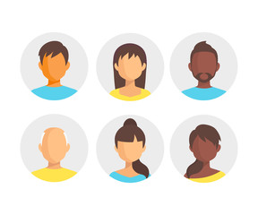 Vector 3d isometric people icon.