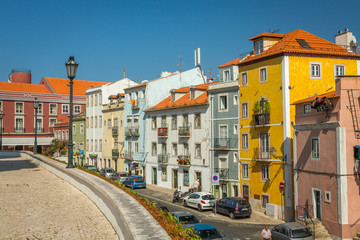 Typical Street in Lisbon, Portugal