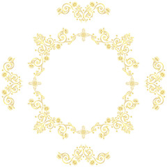 クラシックな金のフレーム