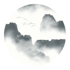 Obraz premium Chinese ink painting