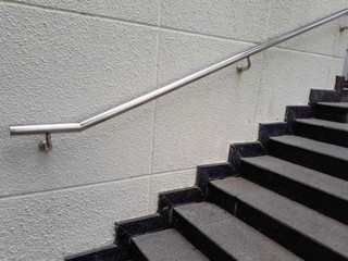 Stairs outside the building