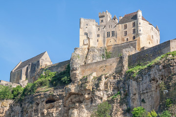 Fototapeta na wymiar Beynac et Cazenac. Le château. Dordogne. Nouvelle Aquitaine