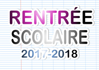 rentrée scolaire 2017 2018