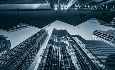 Hong Kong Architecture Black and white