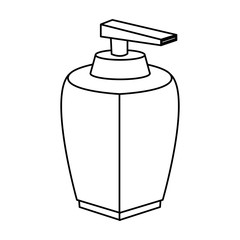 cosmetic product package blank label icon image vector illustration design