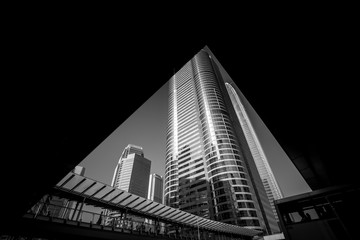 Hong Kong Architecture Black And White