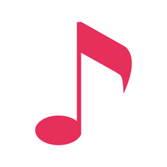 music note semi quaver icon image vector illustration design