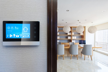 smart screen with modern meeting room