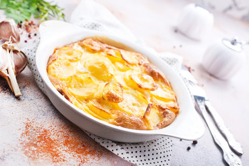 gratin from potato